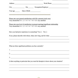 Top Mental Health Intake Form Templates Free To Download In Format Template Page Thumb Big