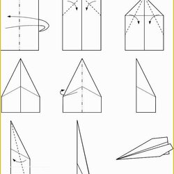 Preeminent Free Paper Airplane Templates Of Best Ideas About Planes On Printable Airplanes Instructions