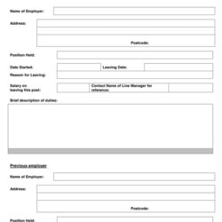 Job Application Form Template In Word And Formats Page Of
