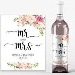 High Quality Wine Bottle Labels Printable