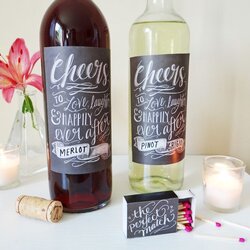 Spiffing Free Wine Label Templates For Any