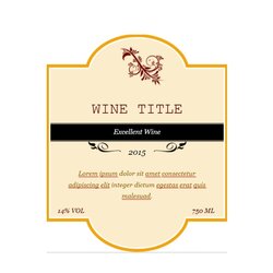 Template Wine Bottle Label Size Beautiful Designs