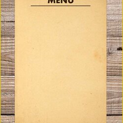 Free Printable Restaurant Menu Templates Of Blank Template Word Pages Docs Food Make Dessert Board Own Card