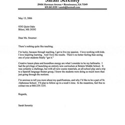 Wizard Cover Letter Template For Teachers Stunning Concept