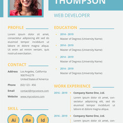 Simple Word Free Modern Resume Templates Minimalist Curriculum Vitae Editable Clean Template Format