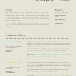 Slick And Highly Professional Templates Guru Template Resume Looking Business Big