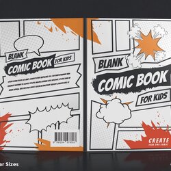 Blank Comic Book Cover Design Vector Download Designs