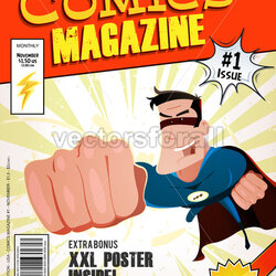 Tremendous Royalty Free Vectors Comic Book Cover Template Vector Illustration Cartoon Illustrations Pop