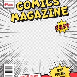 Wonderful Editable Comic Book Cover Template Have Severe Blogs Photo Gallery