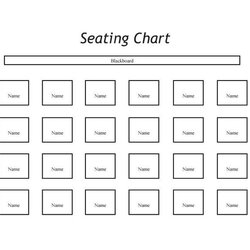 Brilliant Free Restaurant Seating Chart Template In Excel