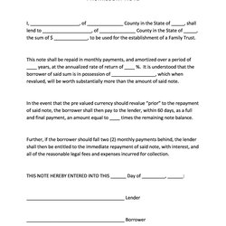 Cool Free Promissory Note Templates Forms Word