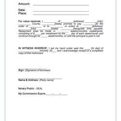 Outstanding Word Of Promissory Note Template Free Templates