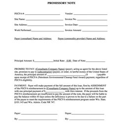 Spiffing Free Promissory Note Templates Forms Word Template
