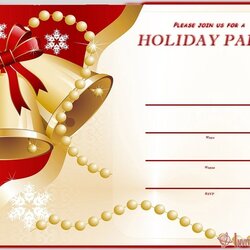 Admirable Holiday Party Invitations Free Templates Invitation World