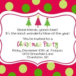 The Highest Standard Christmas Invitation Template Free Download Party Invitations Holiday Templates Wording