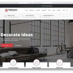 Best Interior Design Website Templates Template Responsive Sites