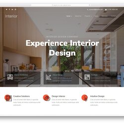 Preeminent Free Template Interior Design Website Templates Home Bootstrap