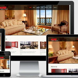 Super Interior Design Website Template Free Download Templates Portfolio Responsive Edge Estate Real