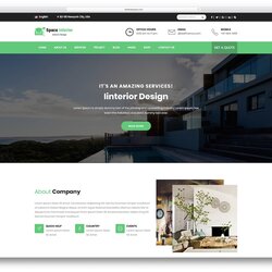 Fantastic Best Responsive Interior Design Website Templates Template Space