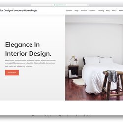 Best Responsive Interior Design Website Templates Template Designers