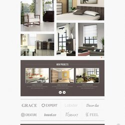 Excellent Interior Designing Website Templates Design Template Original