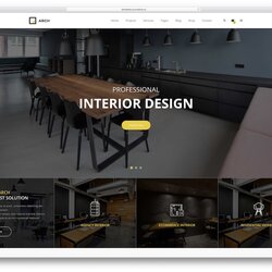 Supreme Best Responsive Interior Design Website Templates Arch Decor Template