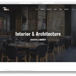 Spiffing Best Interior Design Website Templates Template Responsive