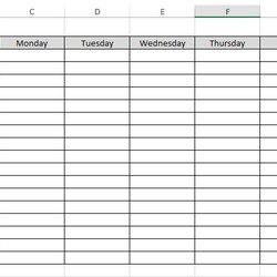 The Highest Quality Printable Weekly Planner Excel Template Templates