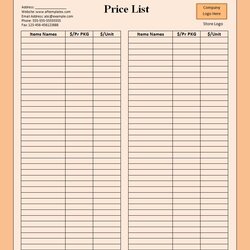 Super Free Price List Template Word Templates Sample Printable Label Blank Avery Examples Data Button