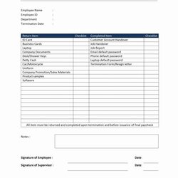 Legit New Employee Checklist Templates Word Template Free Of