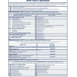 Perfect Useful New Hire Checklist Templates Forms Template Lab In Employee