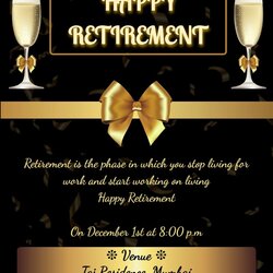Outstanding Retirement Party Invitation Theme Vacation Width