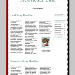 Super Free Newsletter Word Templates Excel Formats Template Button Own Make Click