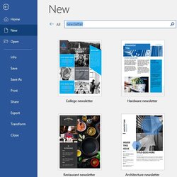 Wizard Ms Office Newsletter Templates Template Newsletters Archives Word