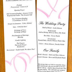 Tremendous Free Sample Wedding Program Template Templates Example Programs Sikh Fans Printable Ceremony