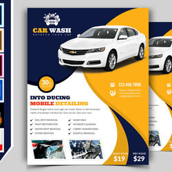 Perfect Car Wash Flyer Template Vol By Imagine Design Studio