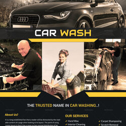 Wizard Car Wash Agency Flyer Design Template In Word Publisher