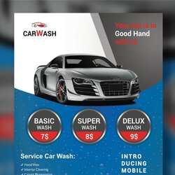 The Highest Standard Car Wash Flyer Free Format Download Company Template
