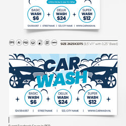 Eminent Free Car Wash Flyer Template In Templates Preview