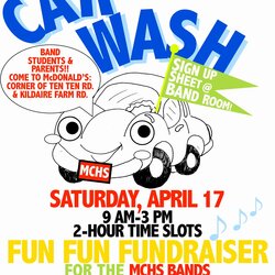 Swell Car Wash Flyers Template Awesome Best Of Printable Fundraiser