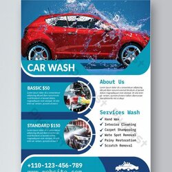 Excellent Car Wash Flyer Template Fully Editable Design Free Download