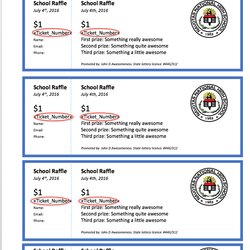 Peerless The Secret To Creating Numbered Raffle Tickets In Word Ticket Template Numbers Number Put Each