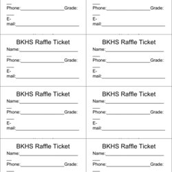 Fine Free Raffle Ticket Template Doc Page Tickets Enter Fundraiser