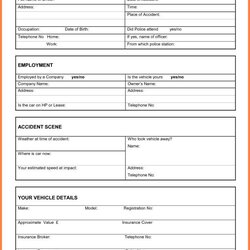 Spiffing Motor Vehicle Accident Report Form Template Sample Design Templates Incident Business Letter With