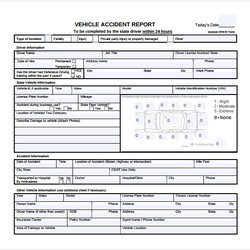 Champion Vehicle Accident Report Form Template Best Ideas Incident Sample