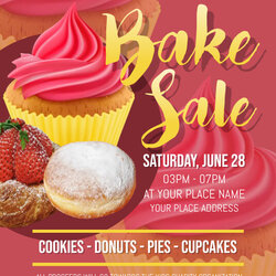 Matchless Copy Of Bake Sale Flyer Ts