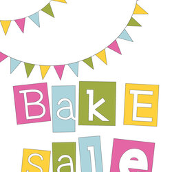 Free Printable Banner And Bake Sale Flyer Flyers Sign Template Cake Templates Cute