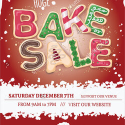 Superior Bake Sale Flyer Templates Ms Word Publisher Design Printable Poster Template Invitation Holiday