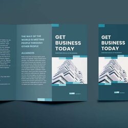 Panel Brochure Template Business Networking