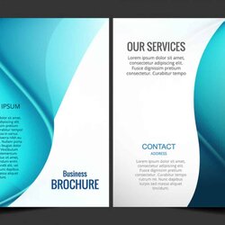 Magnificent Free Word Brochure Templates Publisher Template Examples Example